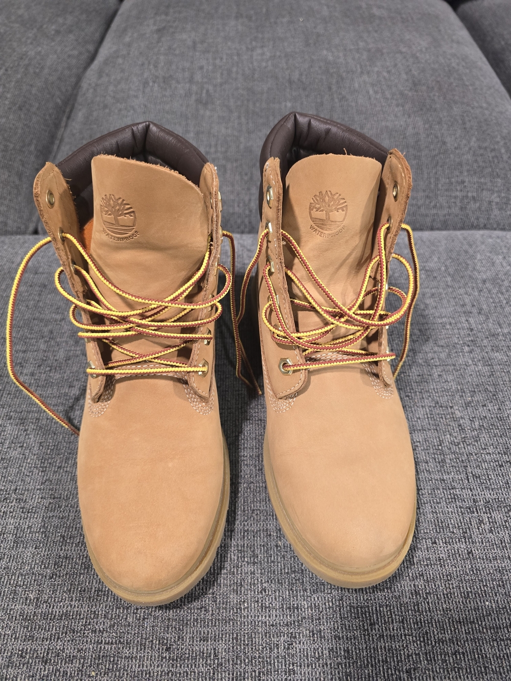 Timberland Wheat Nubuck Lace-Up Women’s Combat Boots